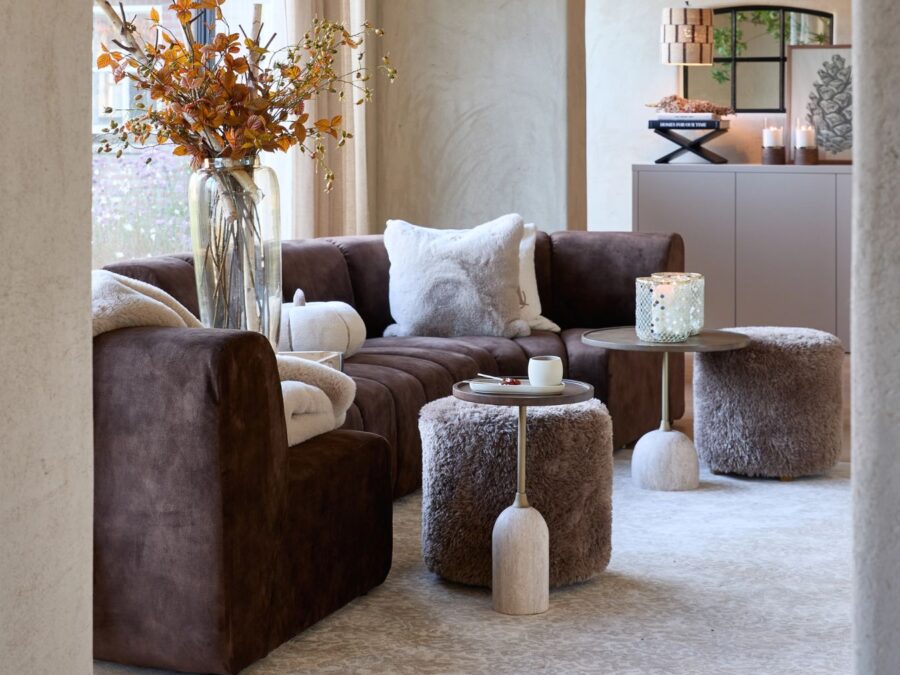 RIVIERA MAISON POUF BOWERY FOOTSTOOL