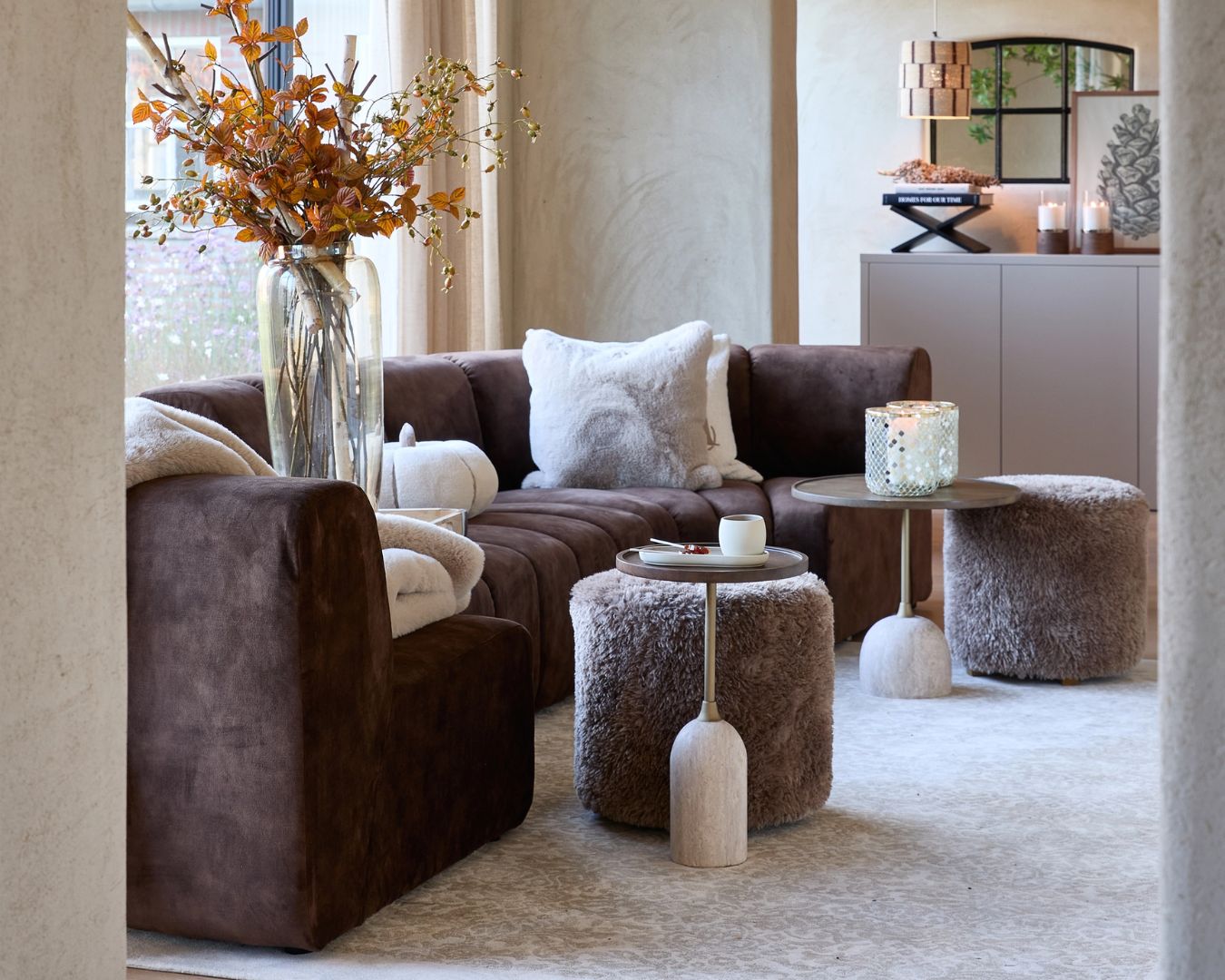 RIVIERA MAISON POUF BOWERY FOOTSTOOL